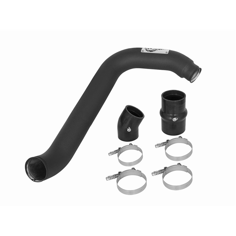aFe Power | BladeRunner 3 IN Aluminum Hot Charge Pipe Black - Excursion / F-250 / F-350 6.0L 2003-2007