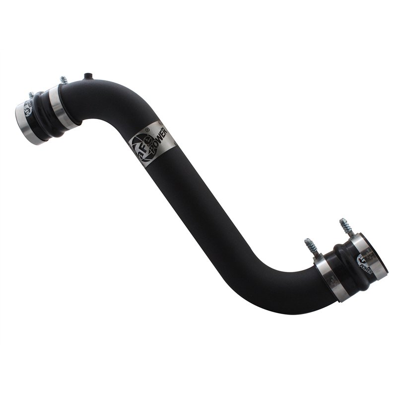 aFe Power | BladeRunner 3 IN Aluminum Cold Charge Pipe Black - Silverado / Sierra 2500 HD / 3500 HD 6.6L 2011-2016