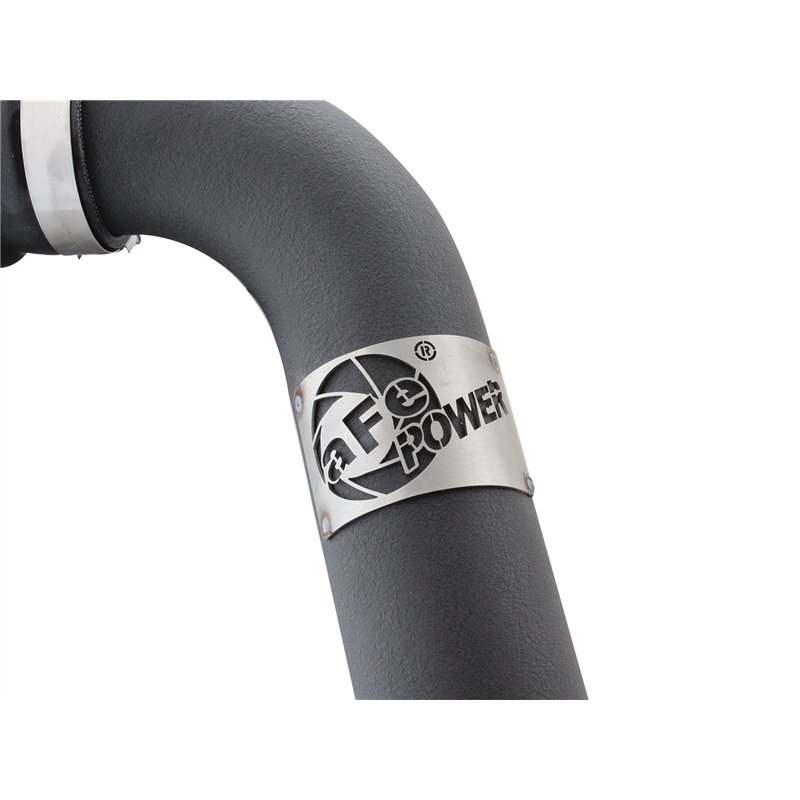 aFe Power | BladeRunner 3 IN Aluminum Cold Charge Pipe Black - Silverado / Sierra 2500 HD / 3500 HD 6.6L 2011-2016