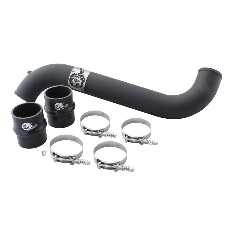 aFe Power | BladeRunner 3 IN Aluminum Cold Charge Pipe Black - Silverado / Sierra 2500 HD / 3500 HD 6.6L 2011-2016