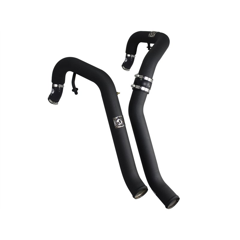 aFe Power | BladeRunner 2-1/2 IN Aluminum Hot Charge Pipe Black - F-150 3.5T 2011-2014