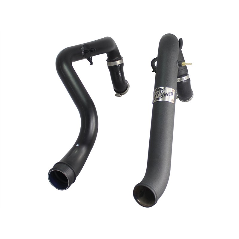 aFe Power | BladeRunner 2-1/2 IN Aluminum Hot Charge Pipe Black - F-150 3.5T 2011-2014