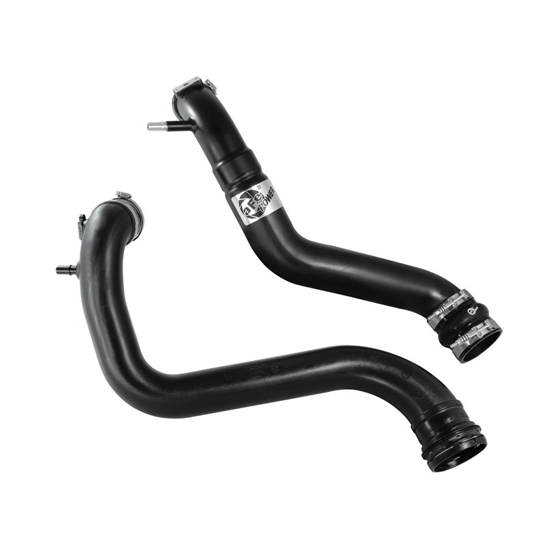 aFe Power | BladeRunner 3-1/2 IN to 3 IN Aluminum Cold Charge Pipe Black - F-150 3.5T 2011-2014