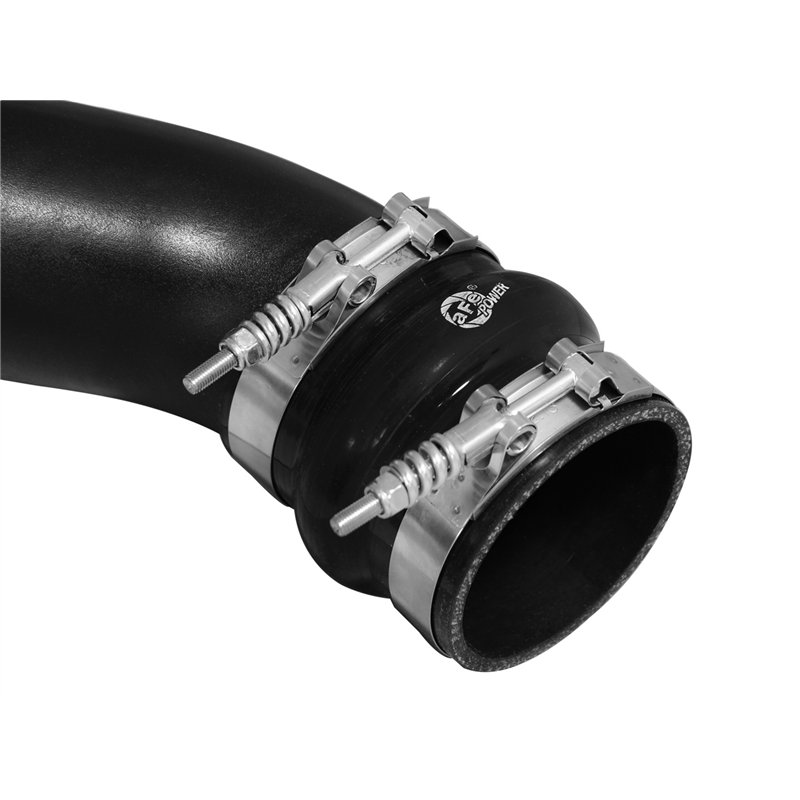 aFe Power | BladeRunner 3-1/2 IN to 3 IN Aluminum Cold Charge Pipe Black - F-150 3.5T 2011-2014
