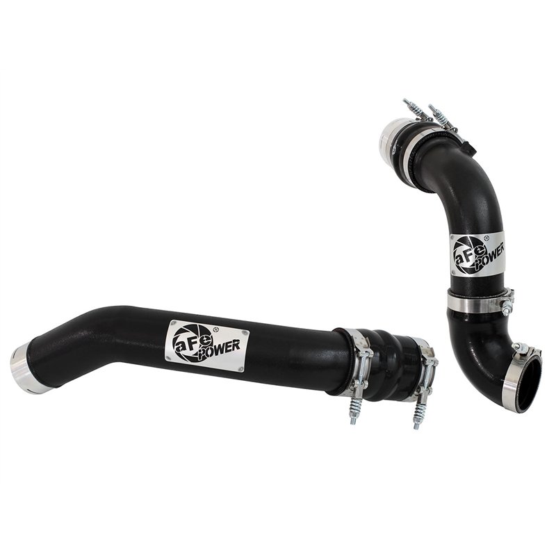aFe Power | BladeRunner 3 IN Aluminum Hot and Cold Charge Pipe Kit Black - F-250 / F-350 6.7L 2011-2016