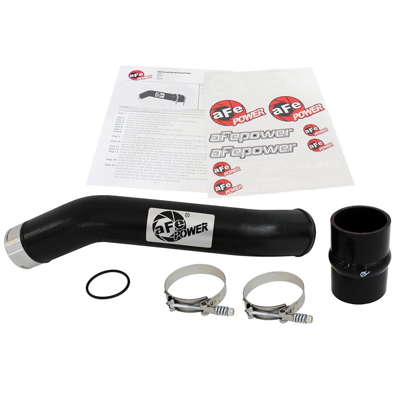 aFe Power | BladeRunner 3 IN Aluminum Hot Charge Pipe Black - F-250 / F-350 6.7L 2011-2016