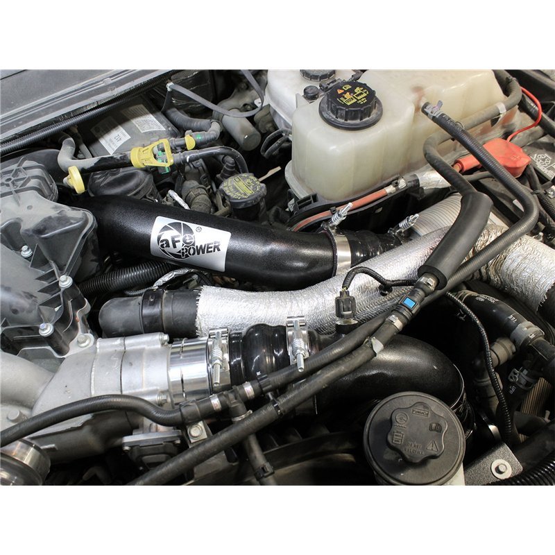 aFe Power | BladeRunner 3 IN Aluminum Hot Charge Pipe Black - F-250 / F-350 6.7L 2011-2016