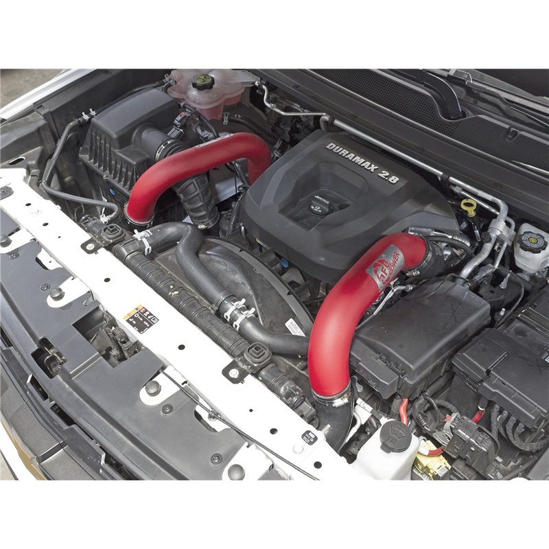aFe Power | BladeRunner 2-1/2 IN/3 IN Aluminum Hot and Cold Charge Pipe Kit Red - Colorado / Canyon 2.8L 2016-2020