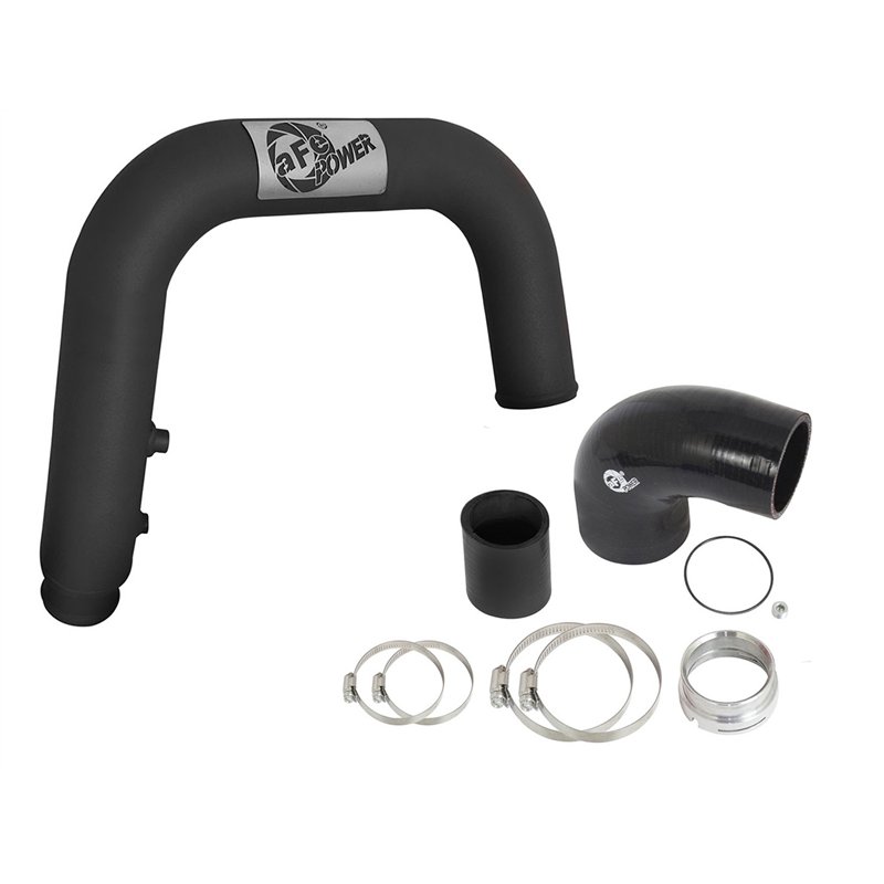 aFe Power | BladeRunner 2-1/2 IN Aluminum Hot Charge Pipe Black - Colorado / Canyon 2.8L 2016-2022