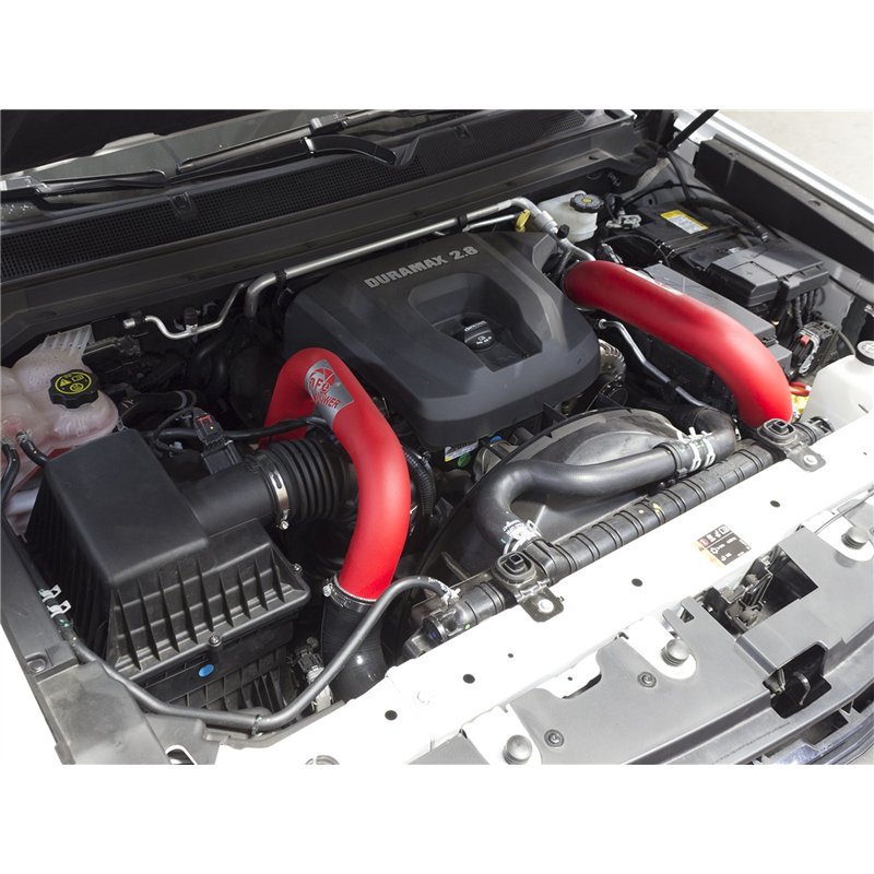 aFe Power | BladeRunner 2-1/2 IN Aluminum Hot Charge Pipe Black - Colorado / Canyon 2.8L 2016-2022