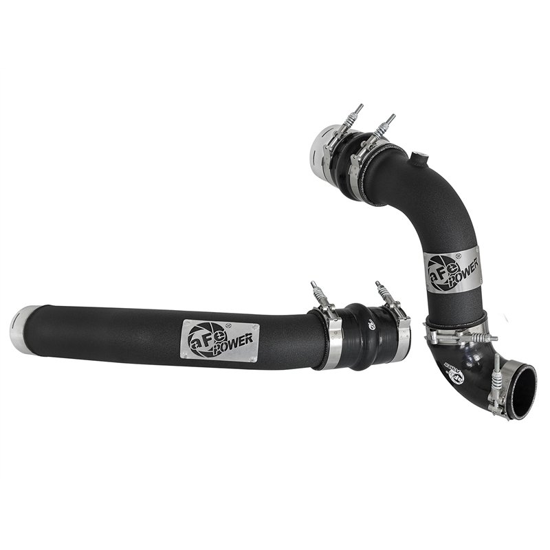 aFe Power | BladeRunner 3 IN Aluminum Hot and Cold Charge Pipe Kit Black - F-250 / F-350 6.7L 2017-2022