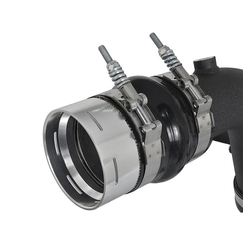 aFe Power | BladeRunner 3 IN Aluminum Cold Charge Pipe Black - F-250 / F-350 6.7L 2017-2022