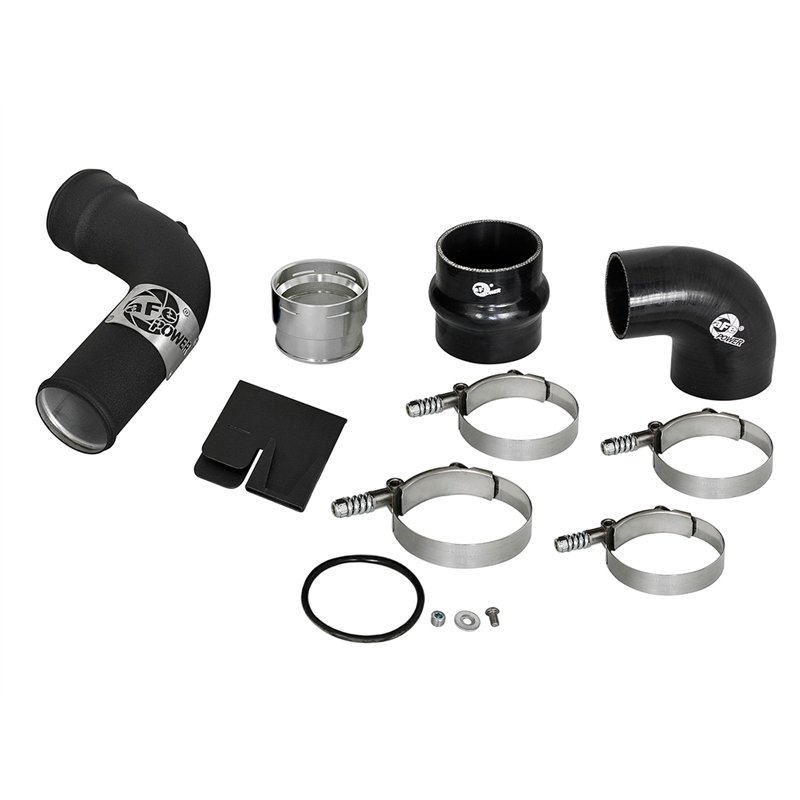 aFe Power | BladeRunner 3 IN Aluminum Cold Charge Pipe Black - F-250 / F-350 6.7L 2017-2022