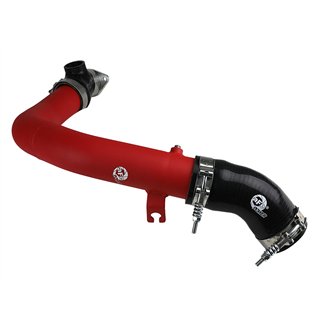 aFe Power | BladeRunner 2-1/2 IN Aluminum Hot Charge Pipe Red - WRX 2.0T 2015-2021