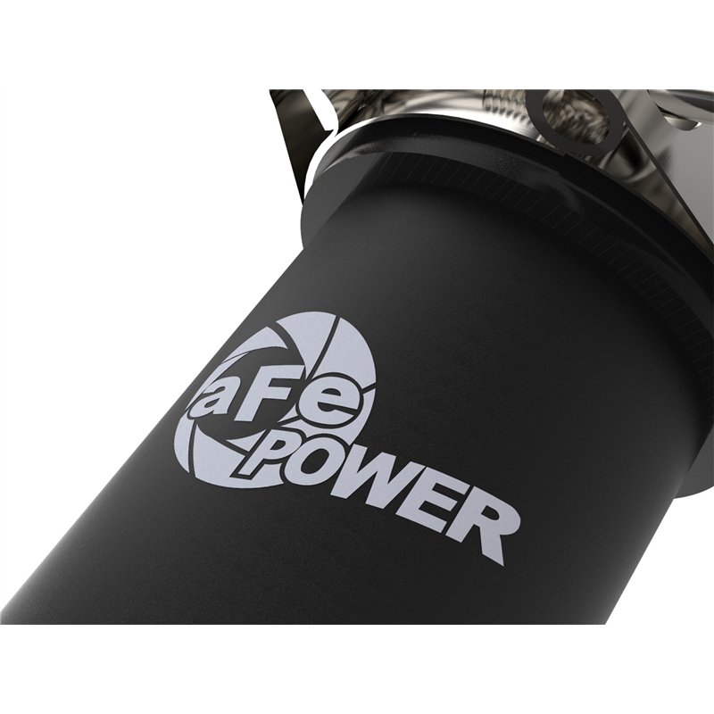 aFe Power | BladeRunner Aluminum Hot and Cold Charge Pipe Kit Black w/Turbo Muffler Delete - Audi / Volkswagen 2.0T 2015-2021