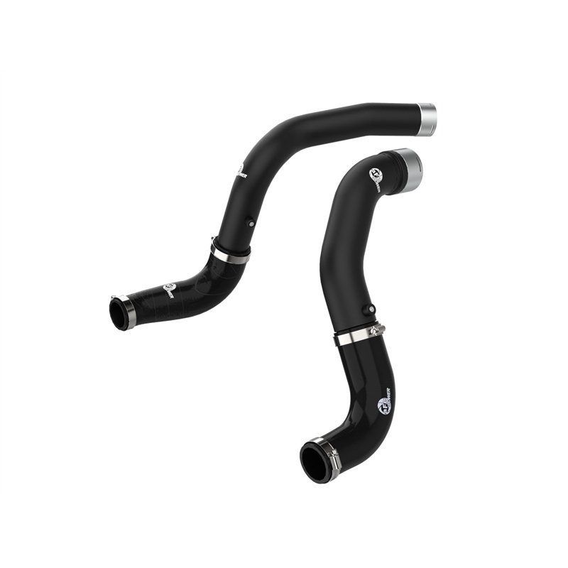 aFe Power | BladeRunner 3 IN Aluminum Hot and Cold Charge Pipe Kit Black - Gladiator / Wrangler (JL) 3.0L 2020-2023