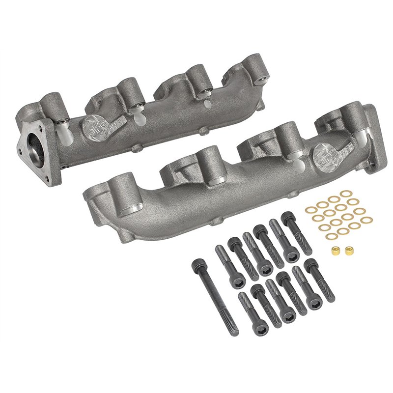 aFe Power | BladeRunner Ported Ductile Iron Exhaust Manifold - Chevrolet / GMC 6.6L 2001-2016