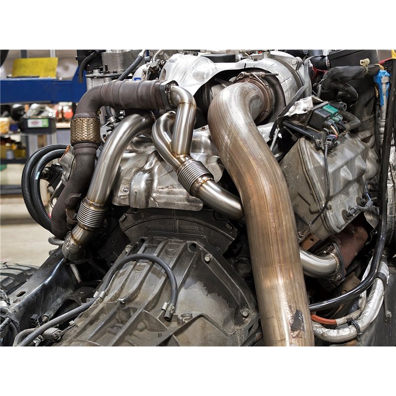 aFe Power | Twisted Steel Header Up-Pipe - F-250 / F-350 6.4L 2008-2010