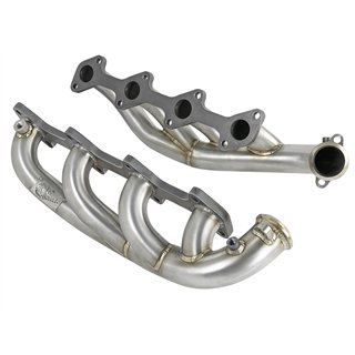 aFe Power | Twisted Steel 1-3/4 IN to 2 IN 304 Stainless Headers - F-250 / F-350 6.0L 2003-2007