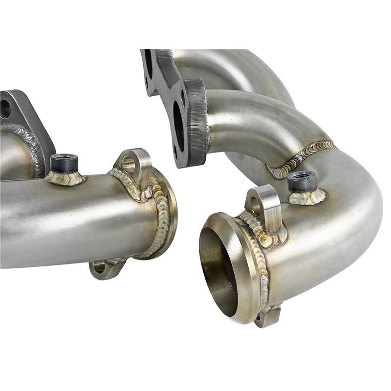 aFe Power | Twisted Steel 1-3/4 IN to 2 IN 304 Stainless Headers - F-250 / F-350 6.0L 2003-2007