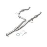 aFe POWER | Twisted Steel Y-Pipe 2-1/4 to 2-1/2in 409 SS w/Cat - Tacoma 3.5L 2016-2019