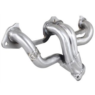 aFe Power | Twisted Steel 409 Stainless Steel Shorty Header - Dakota / Cherokee / Wrangler 2.5L 1991-2002