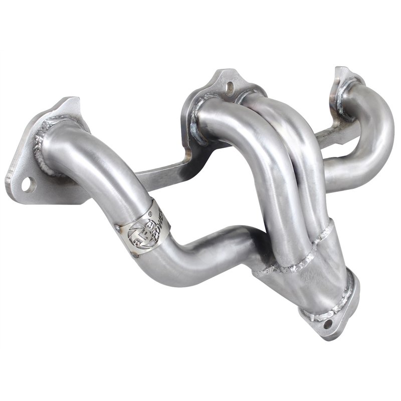 aFe Power | Twisted Steel 409 Stainless Steel Shorty Header - Dakota / Cherokee / Wrangler 2.5L 1991-2002