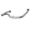 aFe Power | Twisted Steel 2 IN to 2-1/2 IN 409 Stainless Steel Street Series Y-Pipe - Wrangler (JK) / Wrangler (JL) 3.6L 2012-20