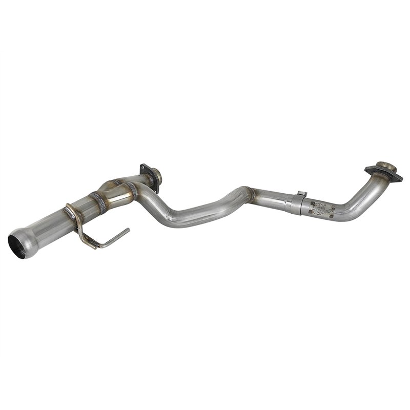 aFe Power | Twisted Steel 2-1/4 IN to 2-1/2 IN 409 Stainless Steel Street Series Y-Pipe - Gladiator / Wrangler (JL) 3.6L 2018-20