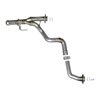 aFe Power | Twisted Steel 2-1/4 IN to 2-1/2 IN 409 Stainless Steel Street Series Y-Pipe - Gladiator / Wrangler (JL) 3.6L 2018-20