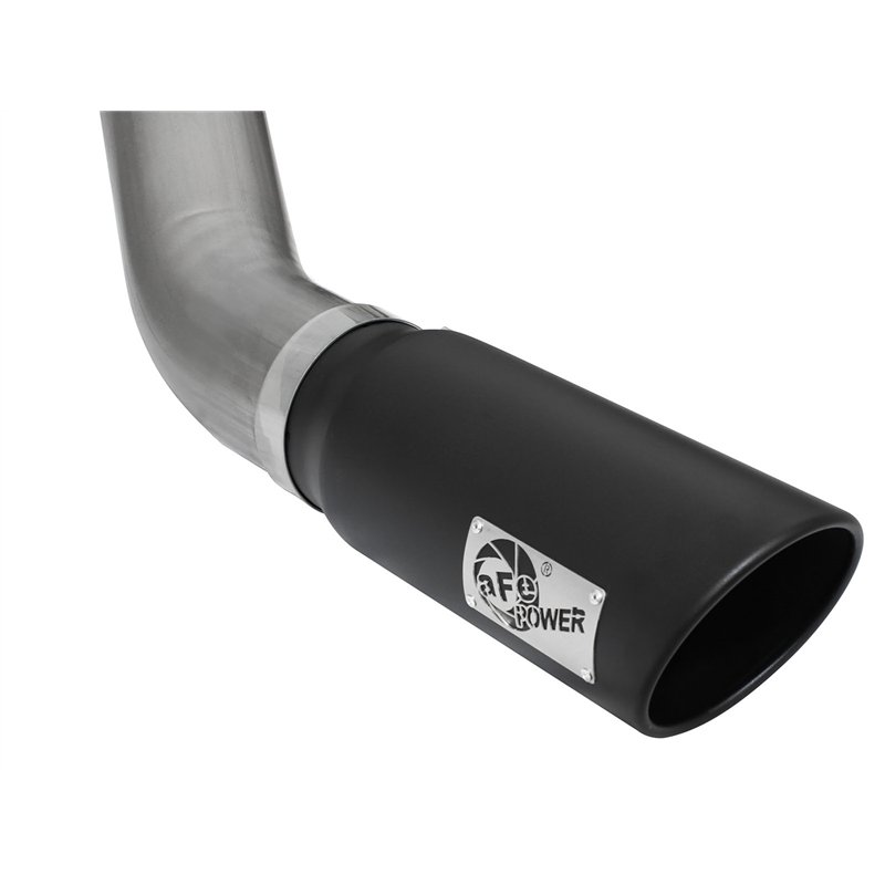 aFe Power | ATLAS 5 IN Aluminized Steel DPF-Back Exhaust System w/Black Tip - Ram 2500 / 3500 6.7L 2013-2018