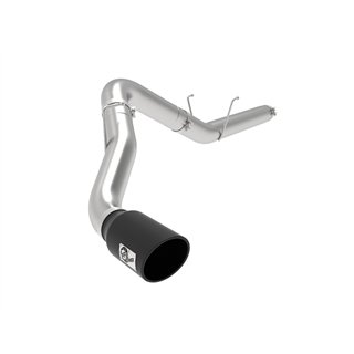 aFe Power | ATLAS 5 IN Aluminized Steel DPF-Back Exhaust System w/Black Tip - Ram 2500 / 3500 6.7L 2019-2025