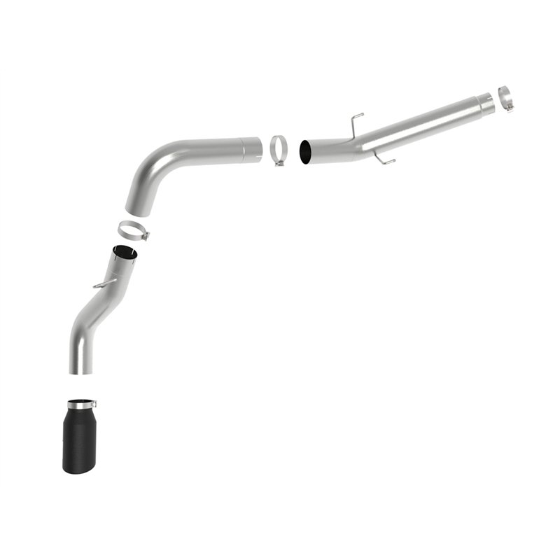 aFe Power | ATLAS 5 IN Aluminized Steel DPF-Back Exhaust System w/Black Tip - Ram 2500 / 3500 6.7L 2019-2025