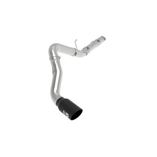 aFe Power | ATLAS 5 IN Aluminized Steel DPF-Back Exhaust System w/Black Tip - Ram 2500 / 3500 6.7L 2019-2025