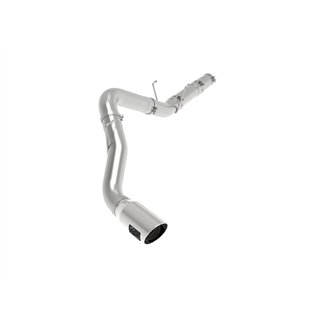 aFe Power | ATLAS 5 IN Aluminized Steel DPF-Back Exhaust System w/Polished Tip - Ram 2500 / 3500 6.7L 2019-2025