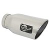 aFe Power | ATLAS 5 IN Aluminized Steel DPF-Back Exhaust System w/Polished Tip - Ram 2500 / 3500 6.7L 2019-2025