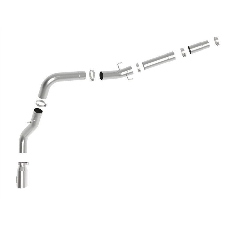 aFe Power | ATLAS 5 IN Aluminized Steel DPF-Back Exhaust System w/Polished Tip - Ram 2500 / 3500 6.7L 2019-2025