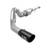 aFe Power | ATLAS 4 IN Aluminized Steel Cat-Back Exhaust System w/Muffler/Black Tip - F-150 3.5T 2011-2014