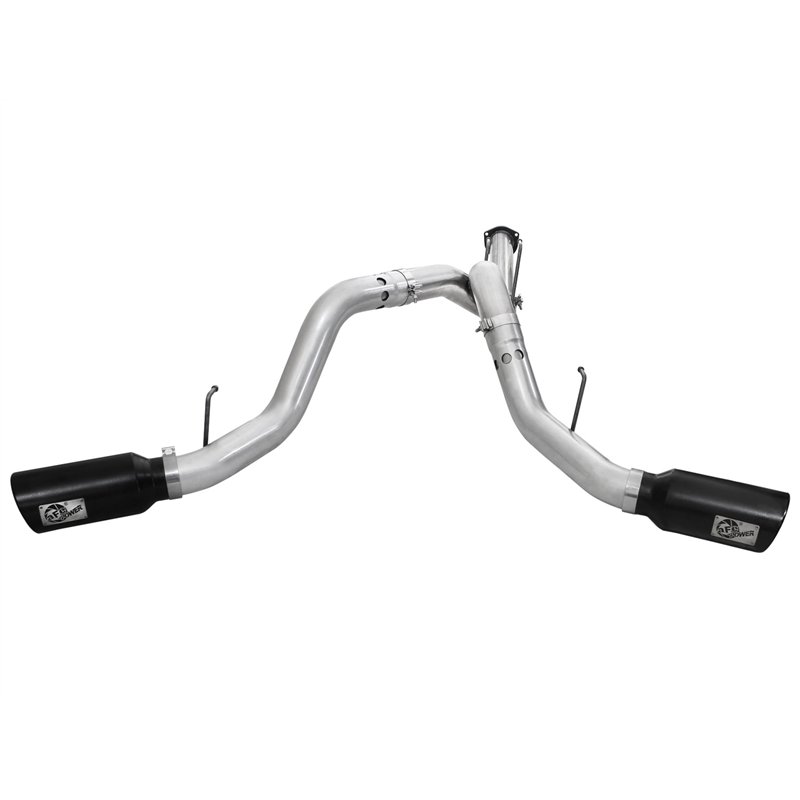 aFe Power | ATLAS 4 IN Aluminized Steel DPF-Back Exhaust System w/Black Tip - F-250 / F-350 6.7L 2011-2014