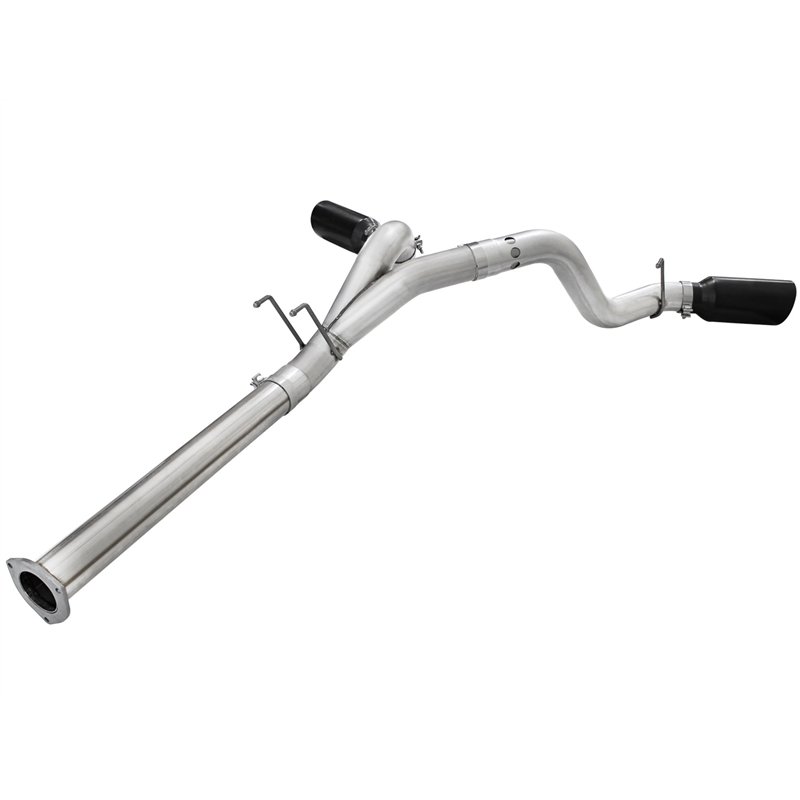 aFe Power | ATLAS 4 IN Aluminized Steel DPF-Back Exhaust System w/Black Tip - F-250 / F-350 6.7L 2011-2014