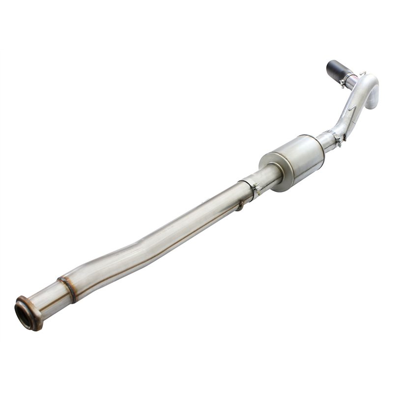 aFe Power | ATLAS 4 IN Aluminized Steel Cat-Back Exhaust System w/Muffler/Black Tip - F-150 2.7T / 3.5T 2015-2020