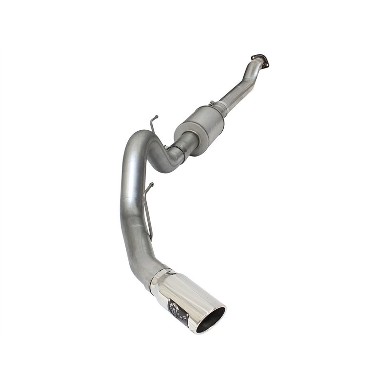 aFe Power | ATLAS 4 IN Aluminized Steel Cat-Back Exhaust System w/Muffler/Polished Tip - F-150 2.7T / 3.5T 2015-2020