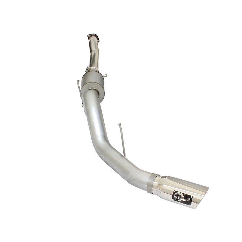 aFe Power | ATLAS 4 IN Aluminized Steel Cat-Back Exhaust System w/Muffler/Polished Tip - F-150 2.7T / 3.5T 2015-2020
