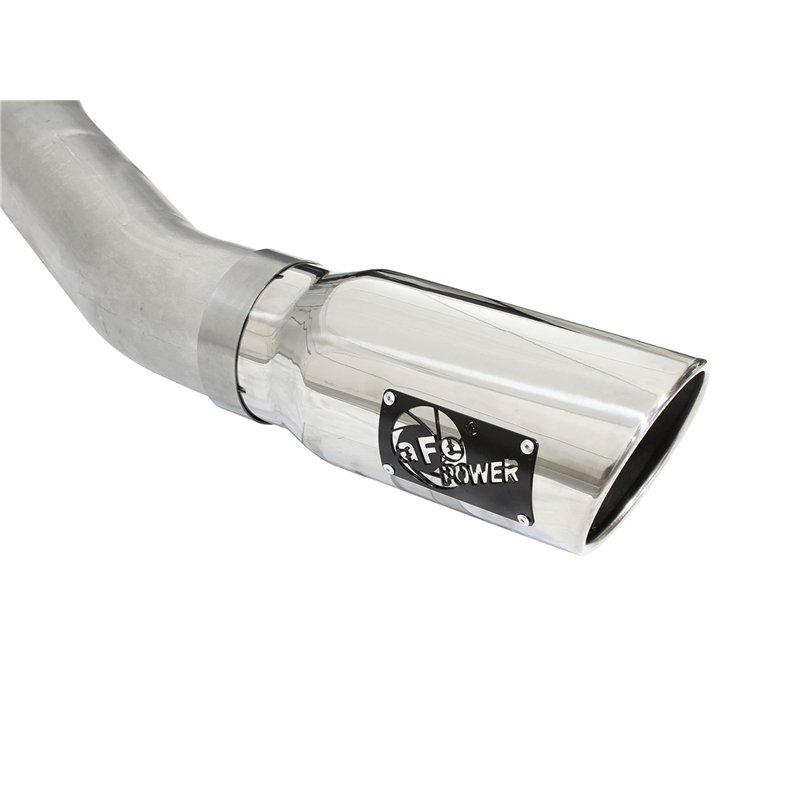 aFe Power | ATLAS 4 IN Aluminized Steel Cat-Back Exhaust System w/Muffler/Polished Tip - F-150 2.7T / 3.5T 2015-2020