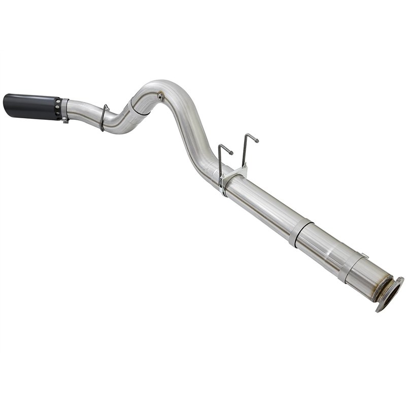 aFe Power | ATLAS 5 IN Aluminized Steel DPF-Back Exhaust System w/Black Tip - F-250 / F-350 6.7L 2017-2025