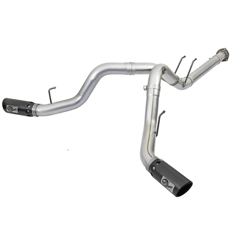 aFe Power | ATLAS 4 IN Aluminized Steel DPF-Back Exhaust System w/Black Tip - F-250 / F-350 6.7L 2017-2025