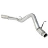 aFe Power | ATLAS 5 IN Aluminized Steel DPF-Back Exhaust System w/Polished Tip - Silverado / Sierra 2500 HD / 3500 HD 6.6L 2011-