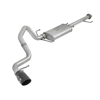 aFe Power | Scorpion 2-1/2 IN Aluminized Steel Cat-Back Exhaust System w/Black Tip - FJ Cruiser 4.0L 2007-2014