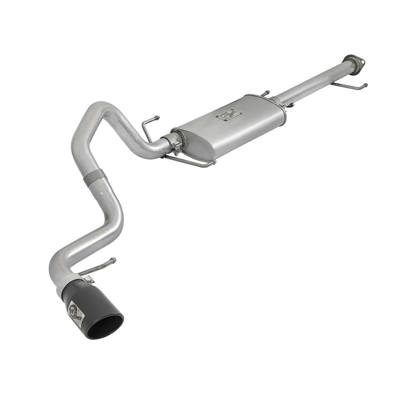 aFe Power | Scorpion 2-1/2 IN Aluminized Steel Cat-Back Exhaust System w/Black Tip - FJ Cruiser 4.0L 2007-2014