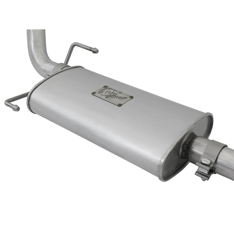 aFe Power | Scorpion 2-1/2 IN Aluminized Steel Cat-Back Exhaust System w/Black Tip - FJ Cruiser 4.0L 2007-2014